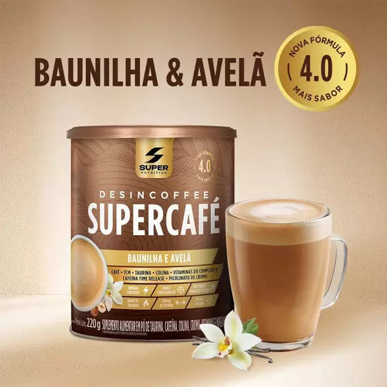 LANÇAMENTO Supercafé Desincoffee Baunilha e Avelã - 220g