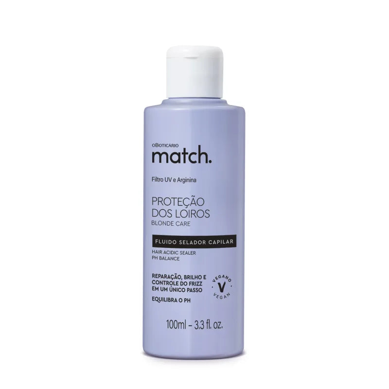 Hair Sealing Fluid Match Proteção dos Loiros - 100ml