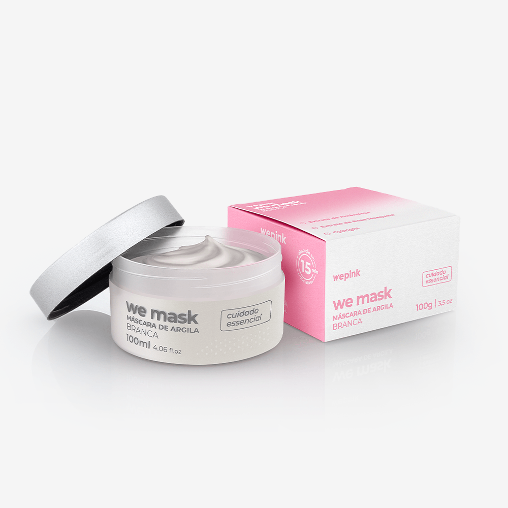 We Mask - White Clay Mask 100g - We Pink