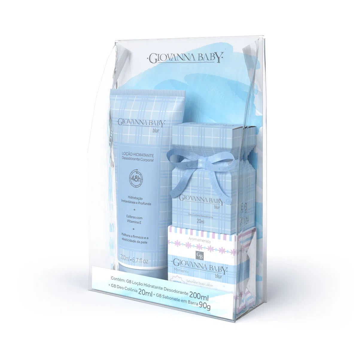 Giovanna Baby Blue Moisturizing Cologne and Soap Kit