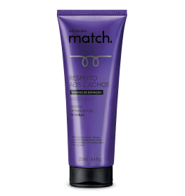 Match Respeito aos Cachos Shampoo 250g - O Boticario 