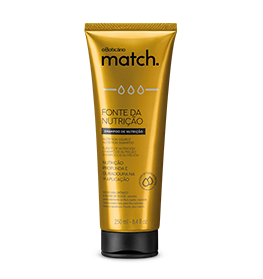 Match Fonte da Nutrição Shampoo 250ml - O Boticario 