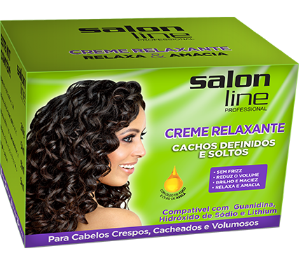 Salon Line Creme Relaxante Cachos Definidos e Soltos 200g