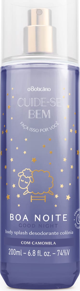 Body Splash Desodorante Colônia Cuide-se Bem Boa Noite 200ml