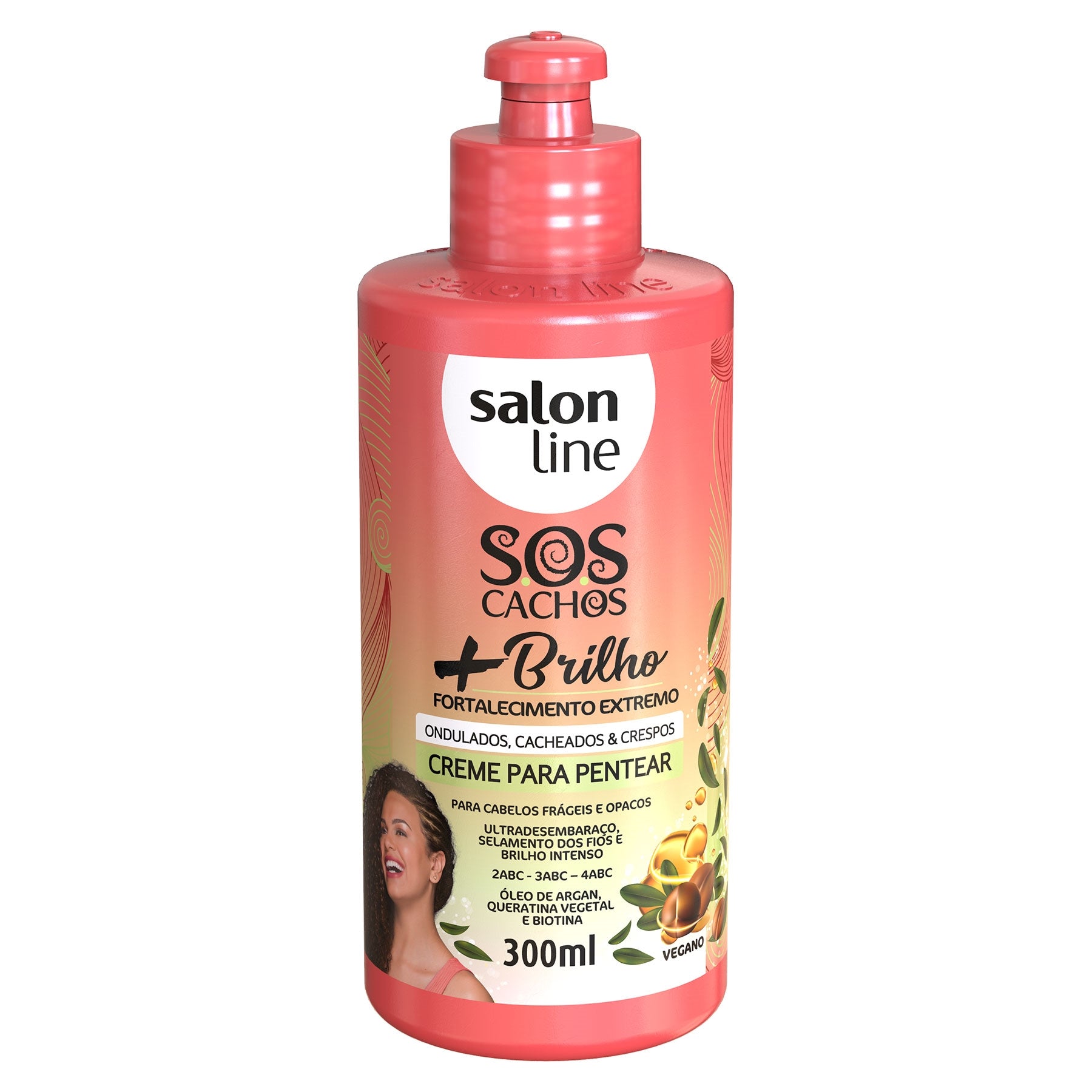 Salon Line SOS Cachos + Brilho Leave in 300ml
