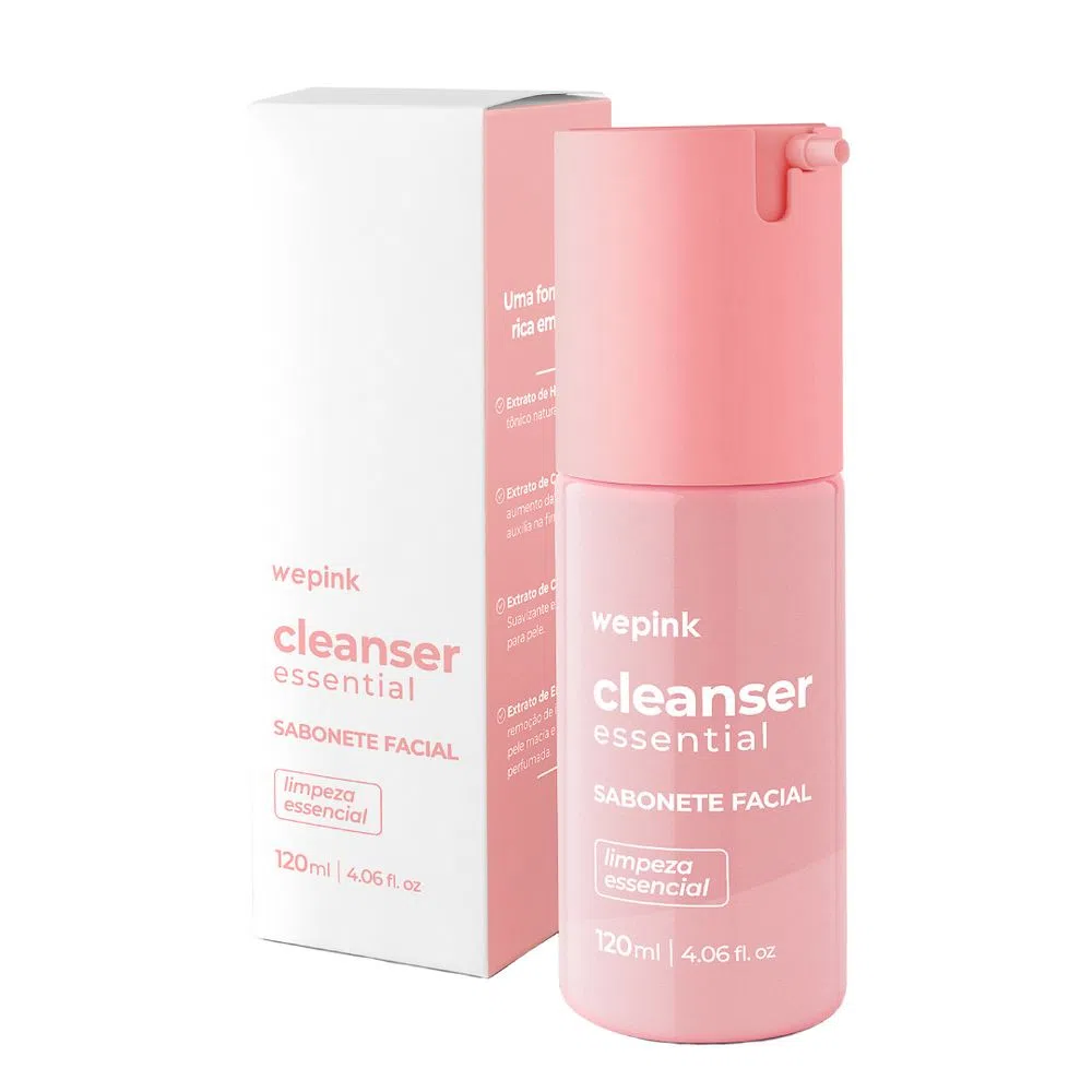 Essential Cleanser Facial Soap - 120ml We pink
