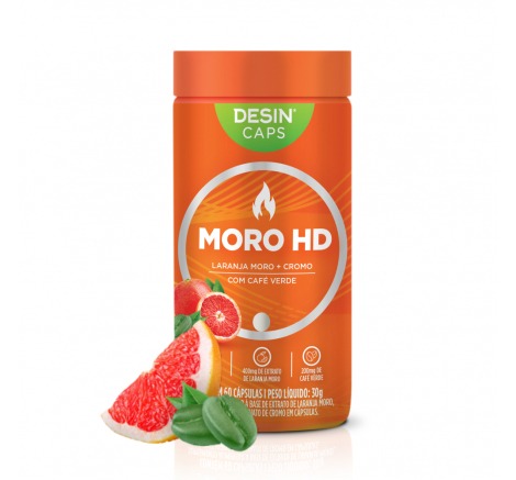 Moro HD Orange Moro, grüner Kaffee und Chrom (60 Kapseln)