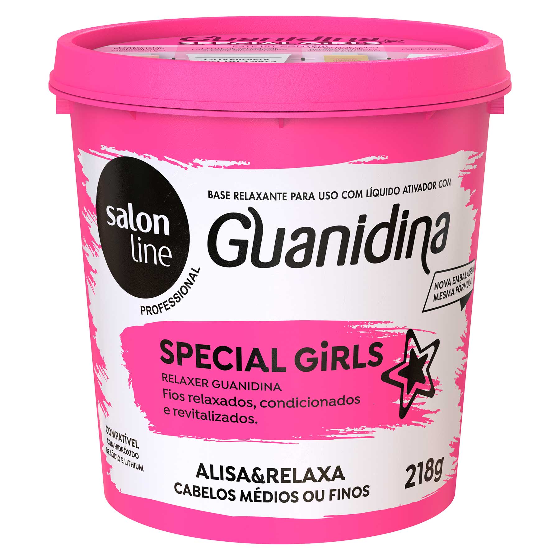 Guanidina Special Girls Relaxer Salon Line 218gr